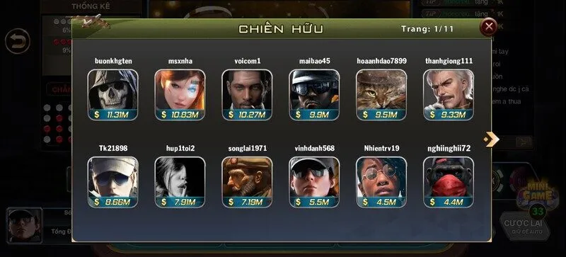 Đặt cược theo những người chơi kinh nghiệm để tăng khả năng chiến thắng