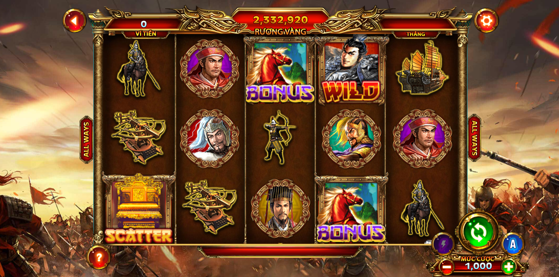 Ứng dụng các mẹo chơi hay từ cao thủ game slot W88 để giành chiến thắng nổ hũ Tam Quốc Tranh Hùng cực lớn